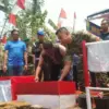 Peletakan batu pertama Jembatan Perintis Garuda dilakukan Bupati Majalengka Eman Suherman
