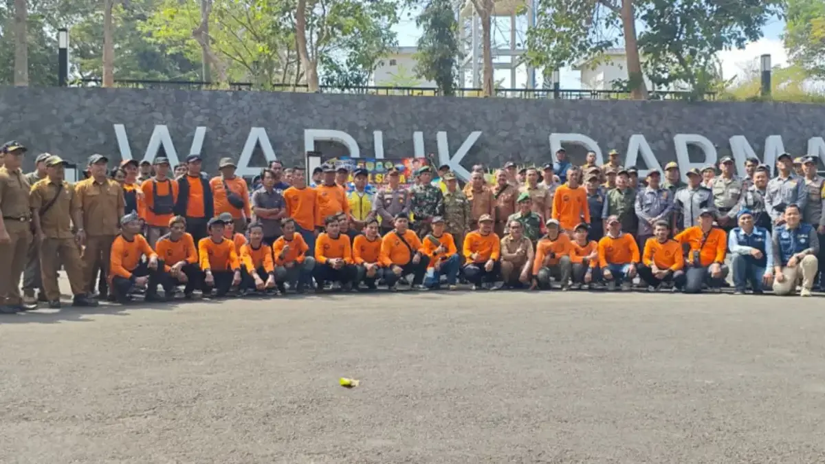 Gencarkan Apel Siaga Karhutla, Tim Gabungan Darma Diperkuat MPA dari Paguyuban Silihwangi Majakuning Apel Siaga Karhutla