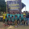 JUARA: Garuda Jaya Fighters menjadi juara pertama turnamen sepak bola memperingati HUT ke-48 FKPPI di Lapangan