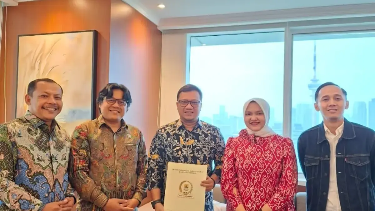 Kawal Aspirasi Masyarakat, Pimpinan DPRD Kabupaten Cirebon Temui Anggota DPR aspirasi masyarakat