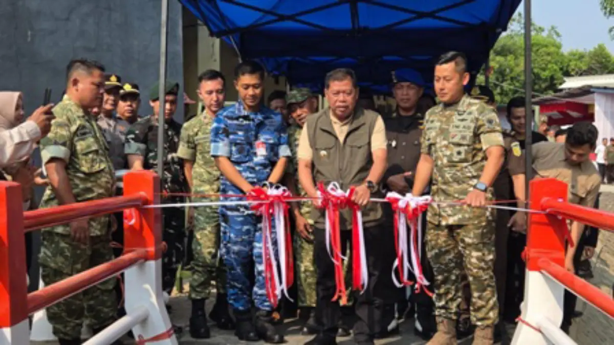 Jembatan di Bojong Cideres Resmi Digunakan, Masyarakat Bisa Pangkas Jarak Peresmian Jembatan di Blok Pakauman, Desa Bojong Cideres,