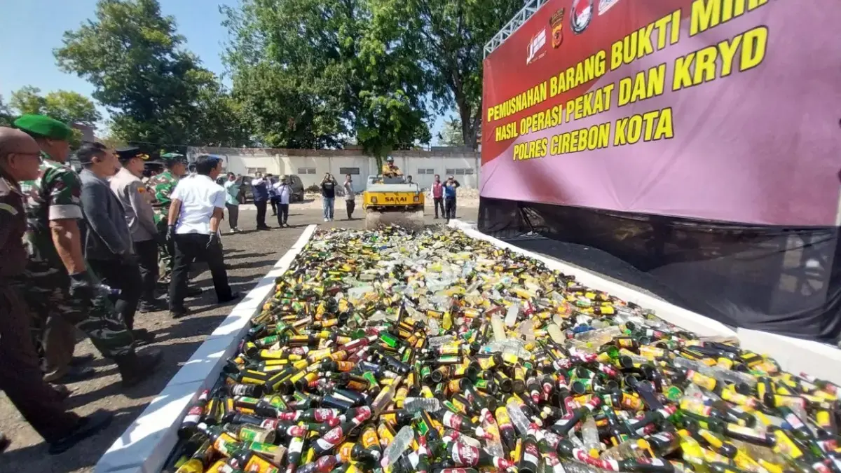 Puluhan Ribu OKT, Miras, Knalpot Brong hingga 23 Motor Curian Polres Ciko