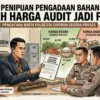 Foto ilustrasi laporan penipuan