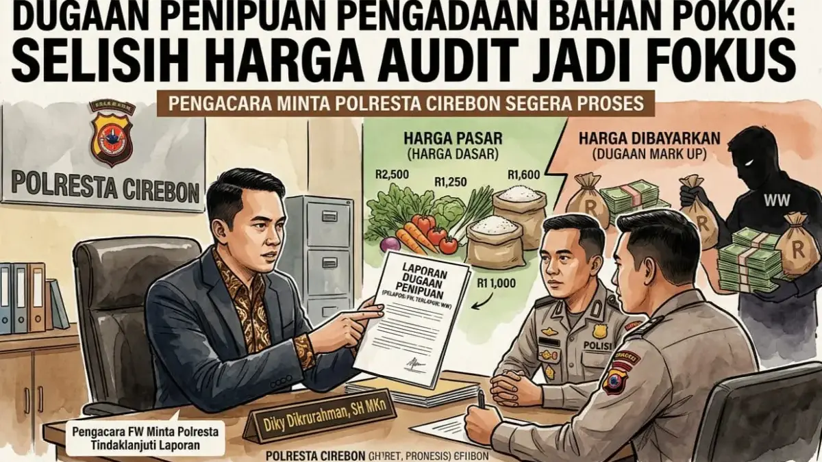 Foto ilustrasi laporan penipuan