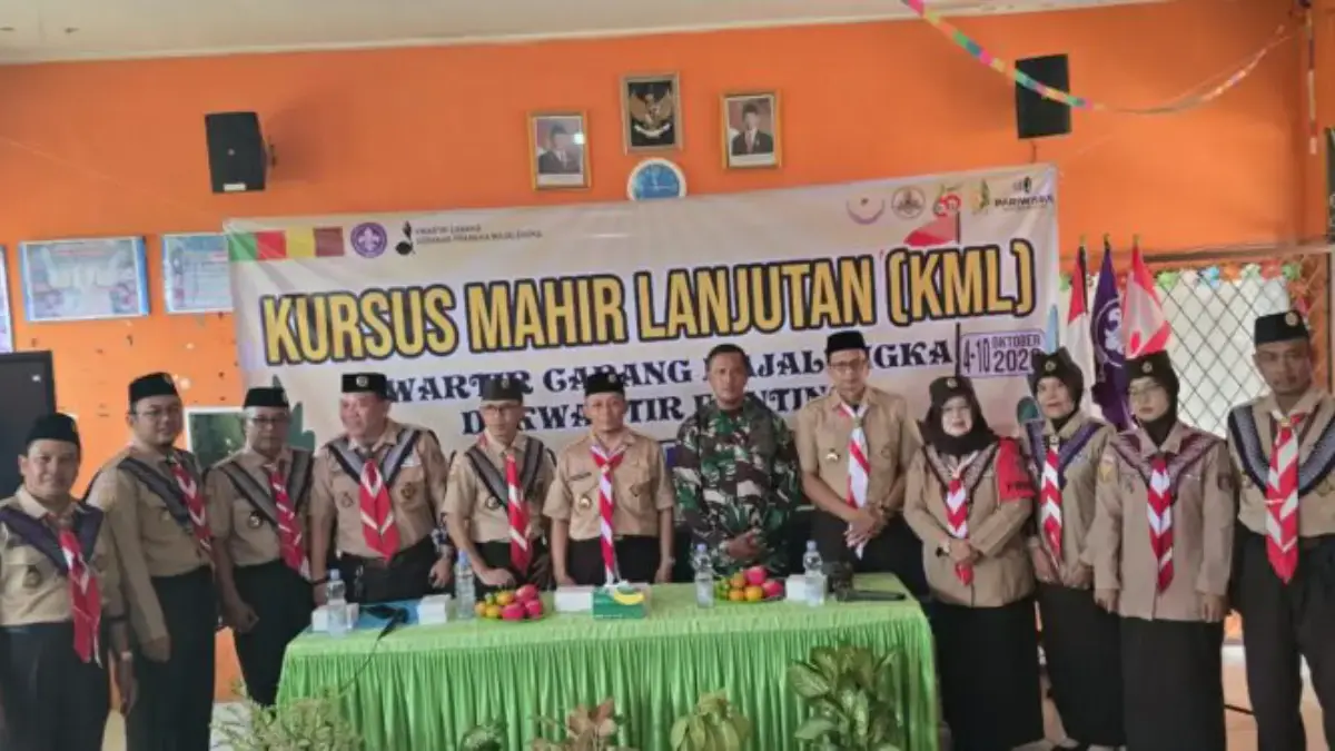 44 Pembina Pramuka Ikuti Kursus Mahir Tingkat Lanjutan Kursus Pembina Pramuka Mahir Tingkat Lanjutan (KML) Golongan Penggalang yang diselenggarakan Kwarcab Majalengk