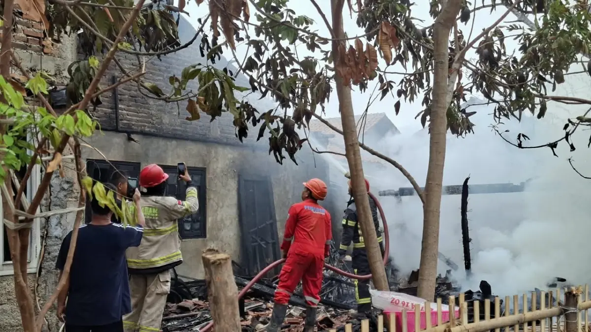 kebakaran Desa Kartanegara Indramayu