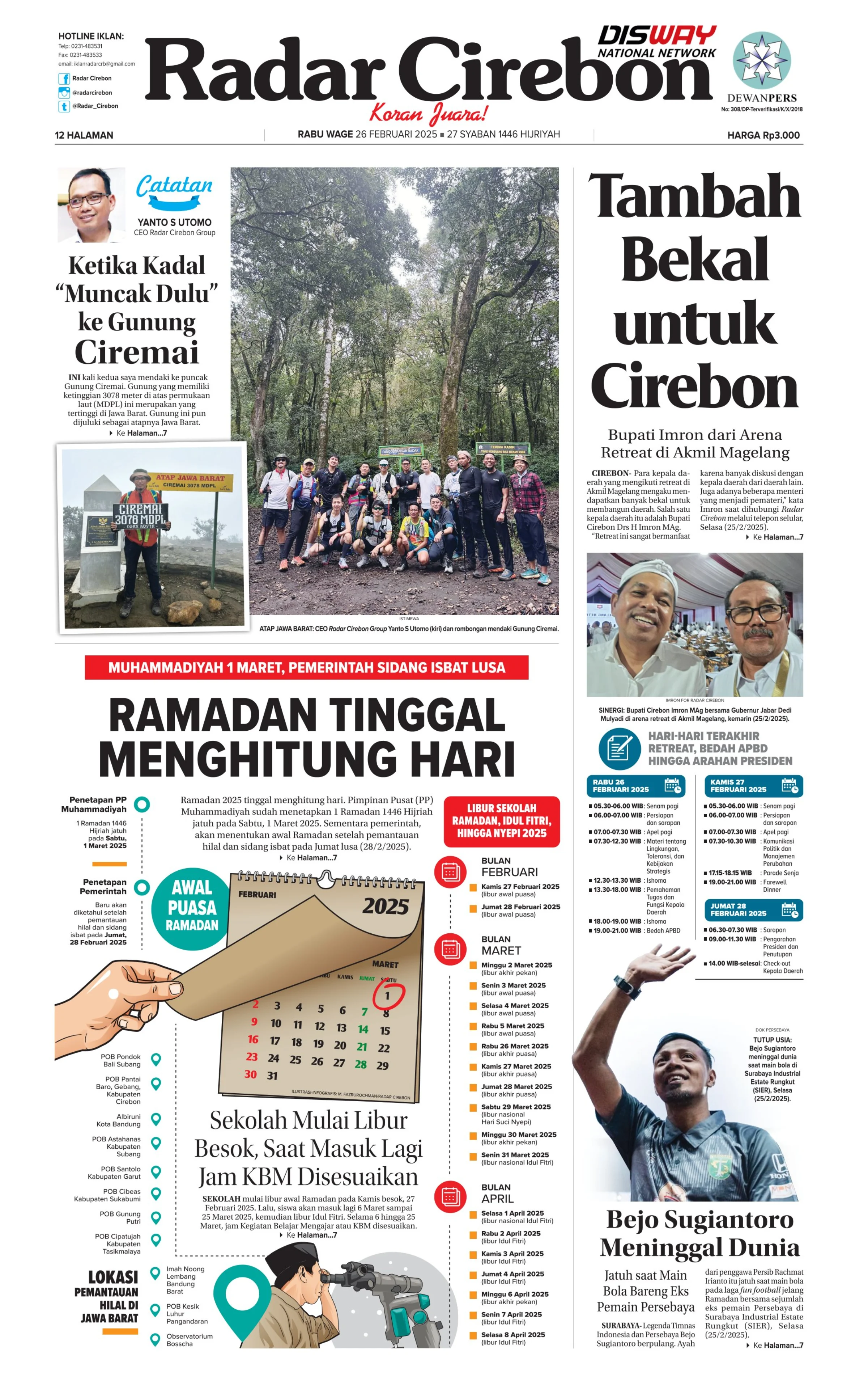 Edisi 26 Februari 2025 Hal 1