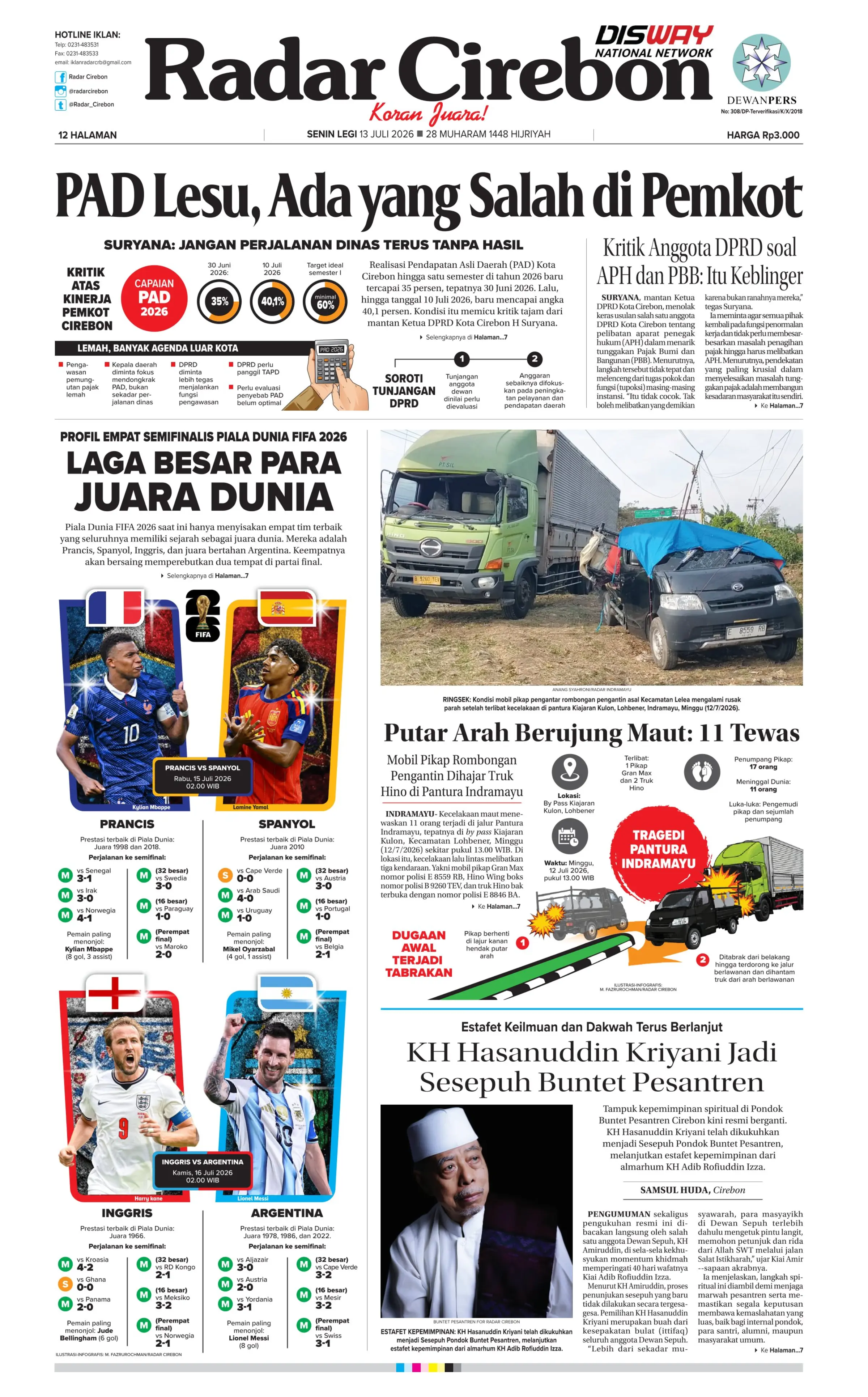 13 Juli 2026 hal 1